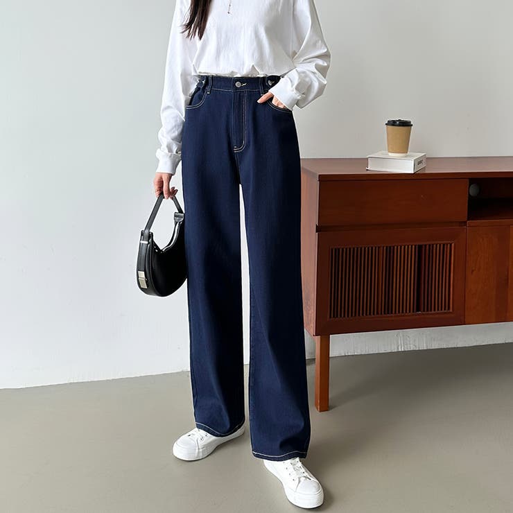 「楽革命」裏微起毛デニム 楽革命デニム ストレッチデニムパンツ | COCOMOMO | 詳細画像14 