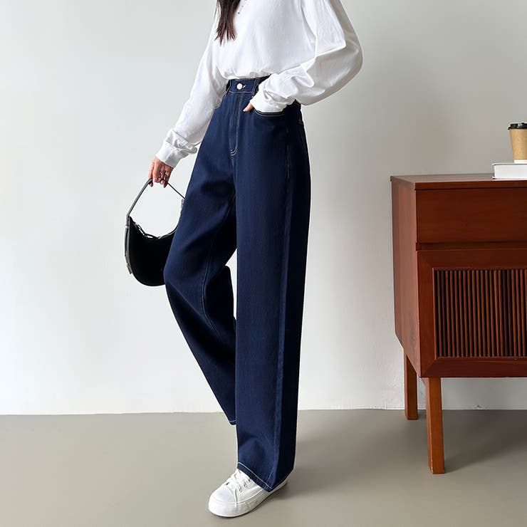 「楽革命」裏微起毛デニム 楽革命デニム ストレッチデニムパンツ | COCOMOMO | 詳細画像15 