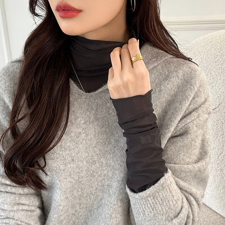 セーラーカラーニット Vネック プルオーバーニット | COCOMOMO | 詳細画像15 