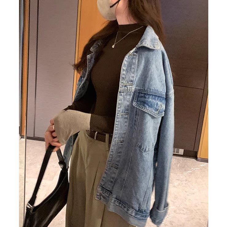 配色ニット リブニット ハイネック | COCOMOMO | 詳細画像41 