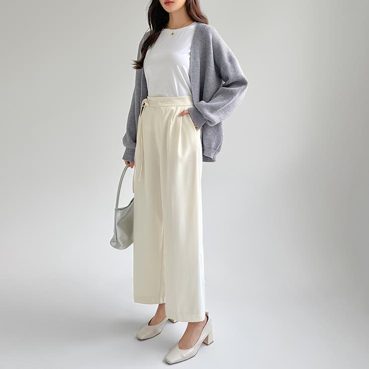 ニットカーディガン ボリューム袖 トッパーカーディガン | COCOMOMO | 詳細画像26 