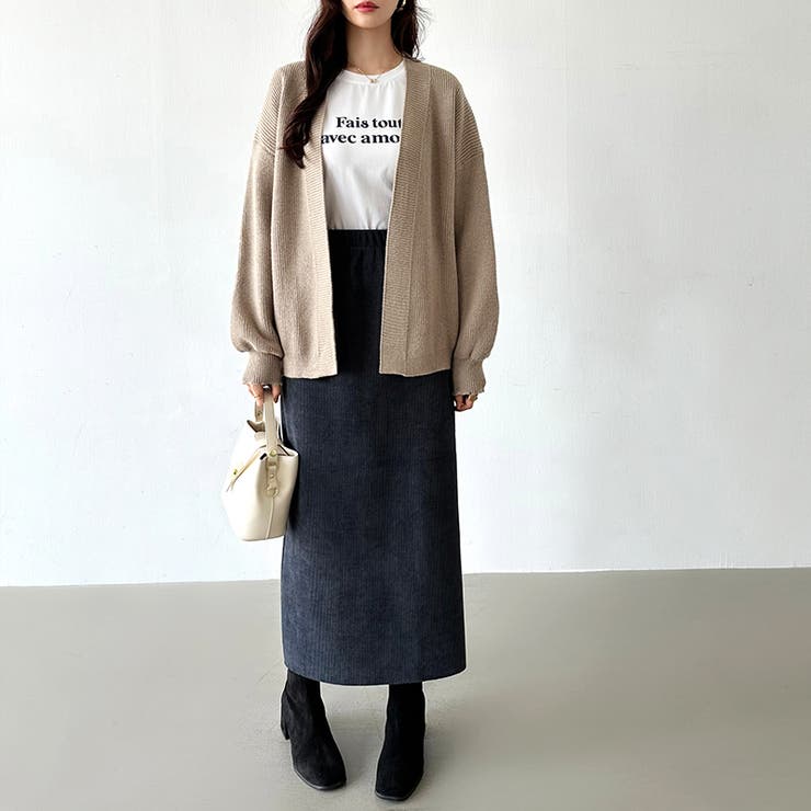 ニットカーディガン ボリューム袖 トッパーカーディガン | COCOMOMO | 詳細画像29 