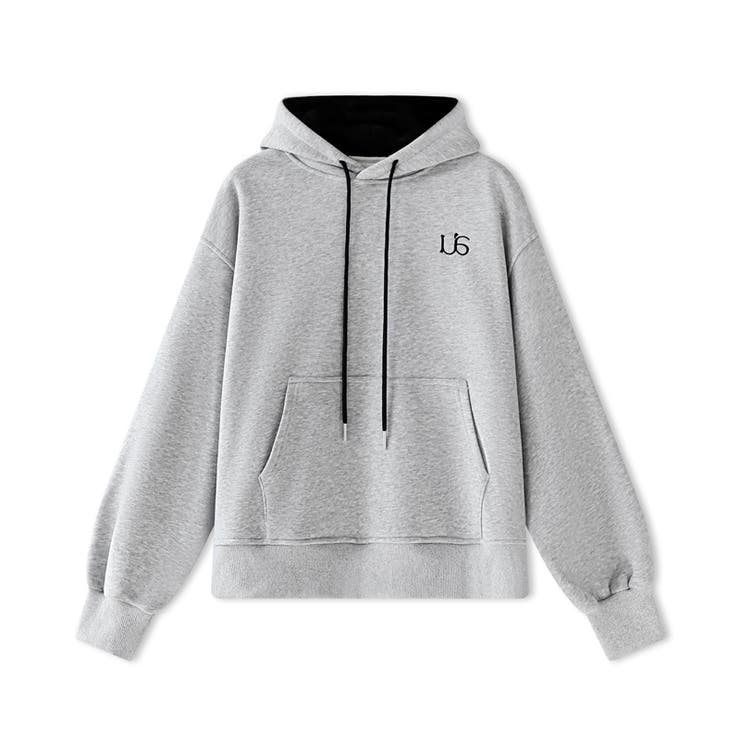 裏起毛 パーカー バイカラーフード付き | COCOMOMO | 詳細画像27 