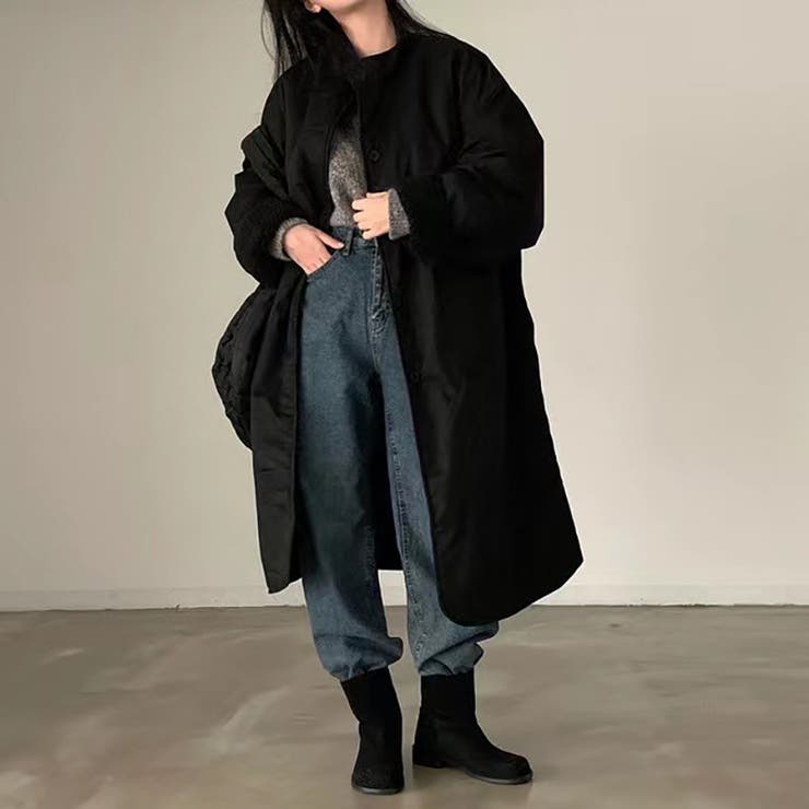 ボアコート リバーシブル ロングコート[品番：COCW0006188