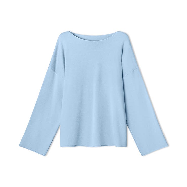 もっちり柔らかルーズニット ボートネックニット オフィスカジュアル | COCOMOMO | 詳細画像47 