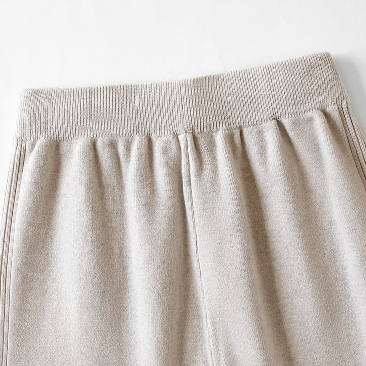 ワイドパンツ ニットパンツ ゆったりストレートパンツ | COCOMOMO | 詳細画像26 