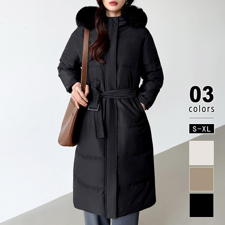 極美品 抉る MOGA フード付き軽量ロングコート 