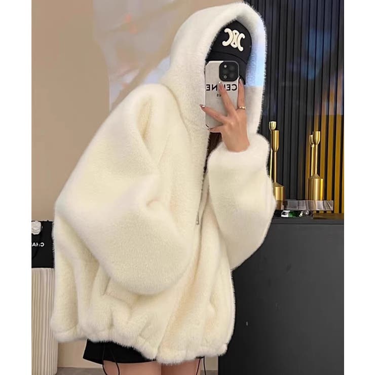 sara 様専用☆デミルクスビームス☆ もこもこファーコート ボア