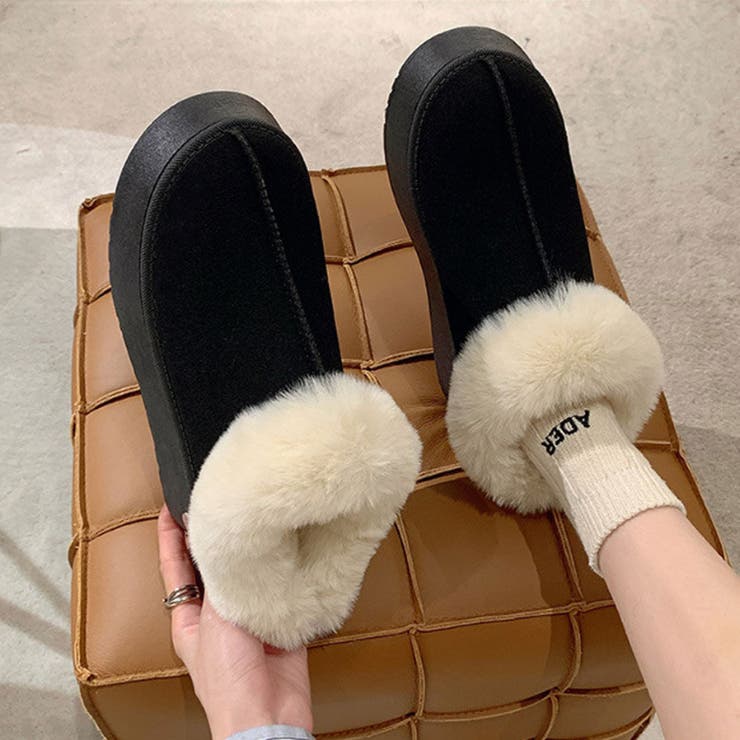 ムートンブーツ 厚底 ショートブーツ | COCOMOMO | 詳細画像10 