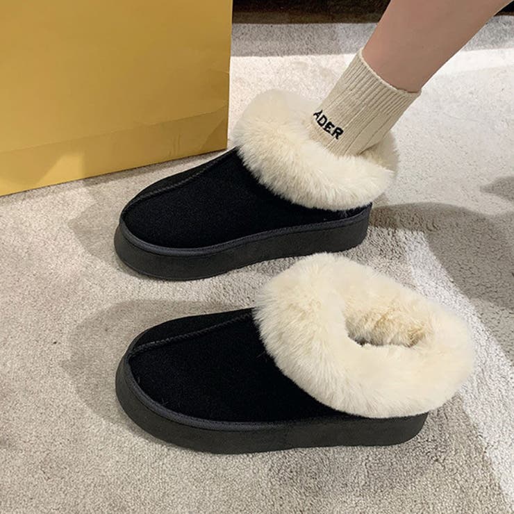 ムートンブーツ 厚底 ショートブーツ | COCOMOMO | 詳細画像9 