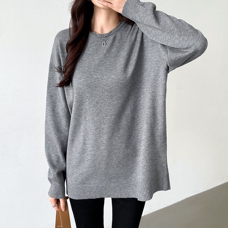 ニット きれいめロングニット ヤク風ハイゲージニット | COCOMOMO | 詳細画像15 