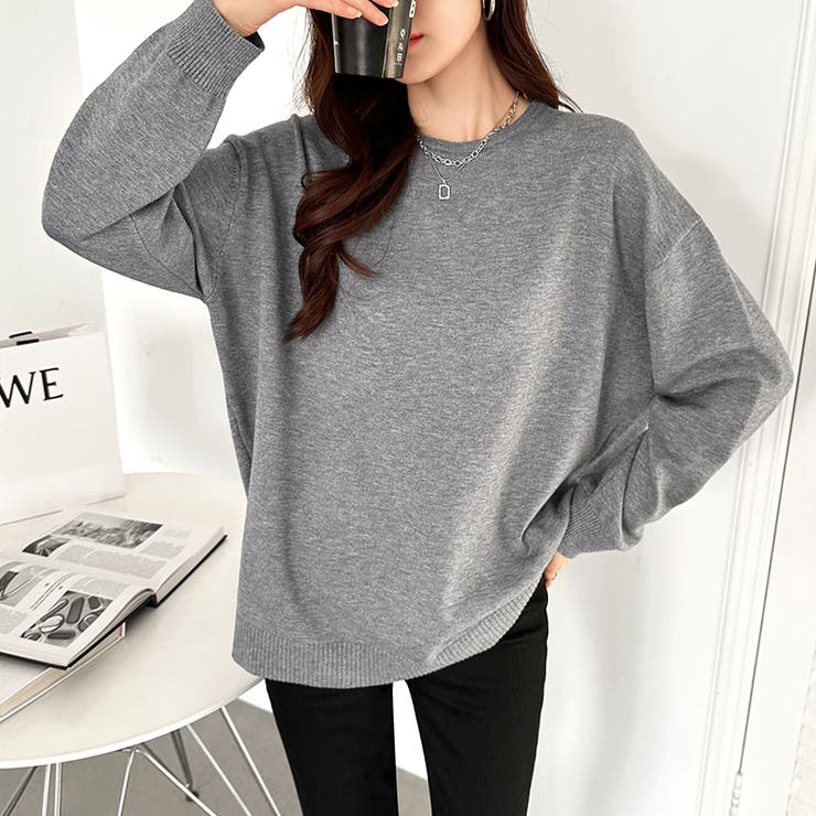 ニット きれいめロングニット ヤク風ハイゲージニット | COCOMOMO | 詳細画像21 