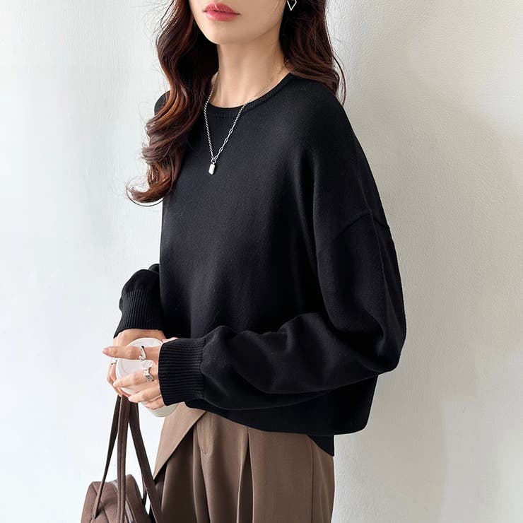 ニット きれいめロングニット ヤク風ハイゲージニット | COCOMOMO | 詳細画像24 