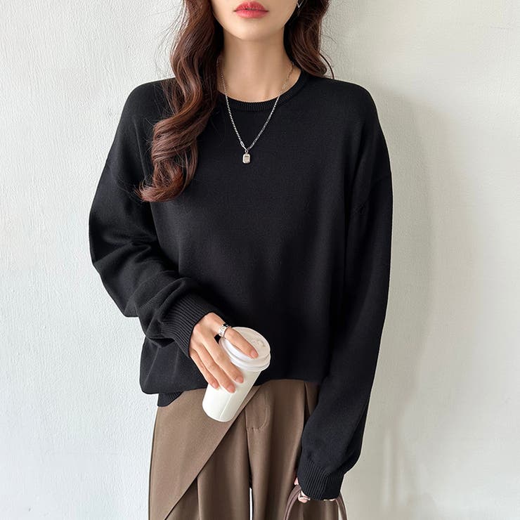 ニット きれいめロングニット ヤク風ハイゲージニット | COCOMOMO | 詳細画像27 