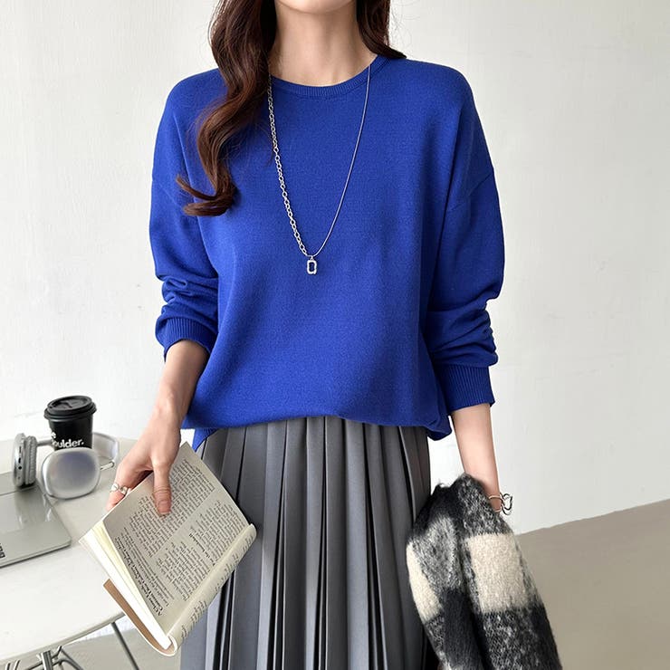 ニット きれいめロングニット ヤク風ハイゲージニット | COCOMOMO | 詳細画像34 