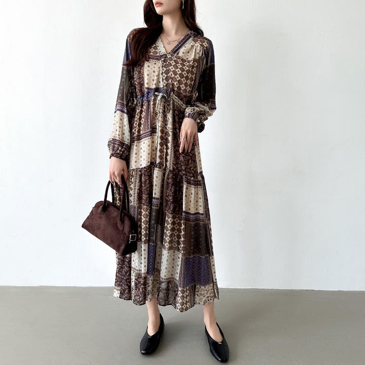 BCBGMAXAZRIA 波模様 シフォンワンピース ドレス サラサラ 総柄 楽天市場】＼14％OFFクーポン／リゾートワンピース レディース