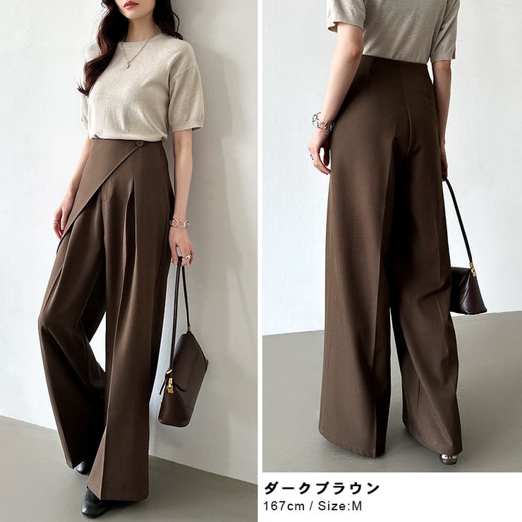 ラップパンツ スラックス ワイドパンツ[品番：COCW0006263