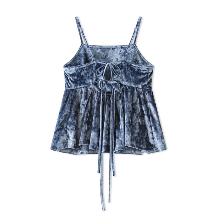 ベロアキャミソール ペプラムビスチェ バックリボン | COCOMOMO | 詳細画像27 