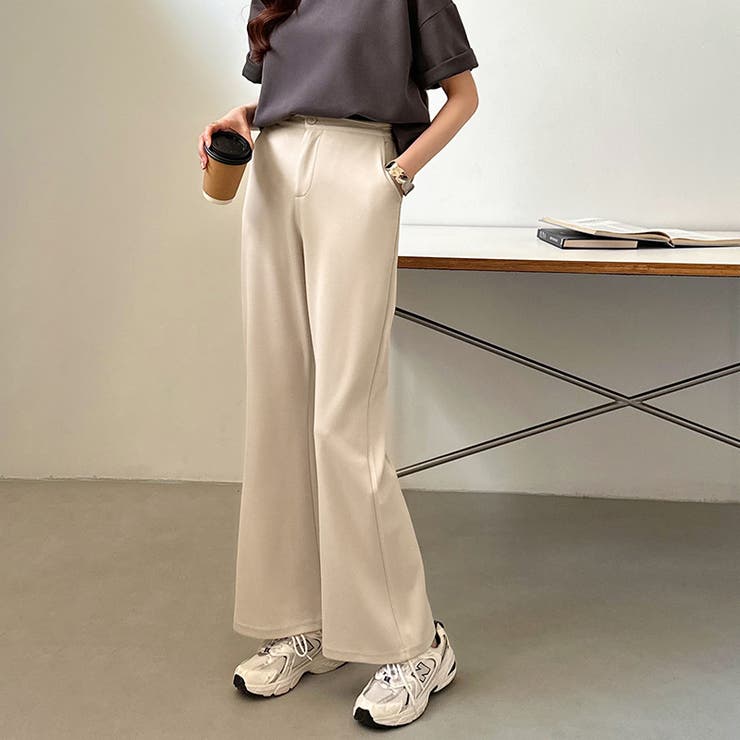 「楽革命」疲れない美フレア フレアパンツ スウェットパンツ | COCOMOMO | 詳細画像12 