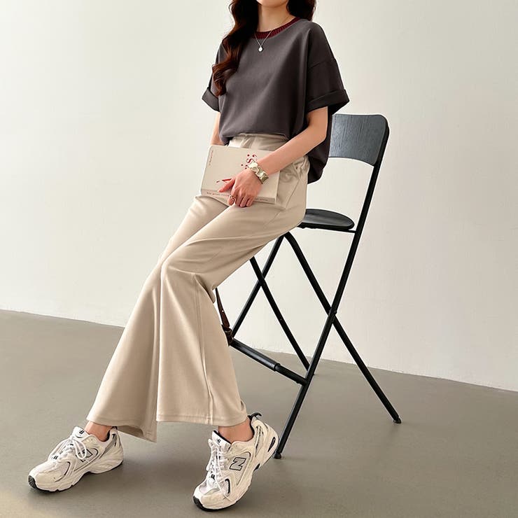 「楽革命」疲れない美フレア フレアパンツ スウェットパンツ | COCOMOMO | 詳細画像16 