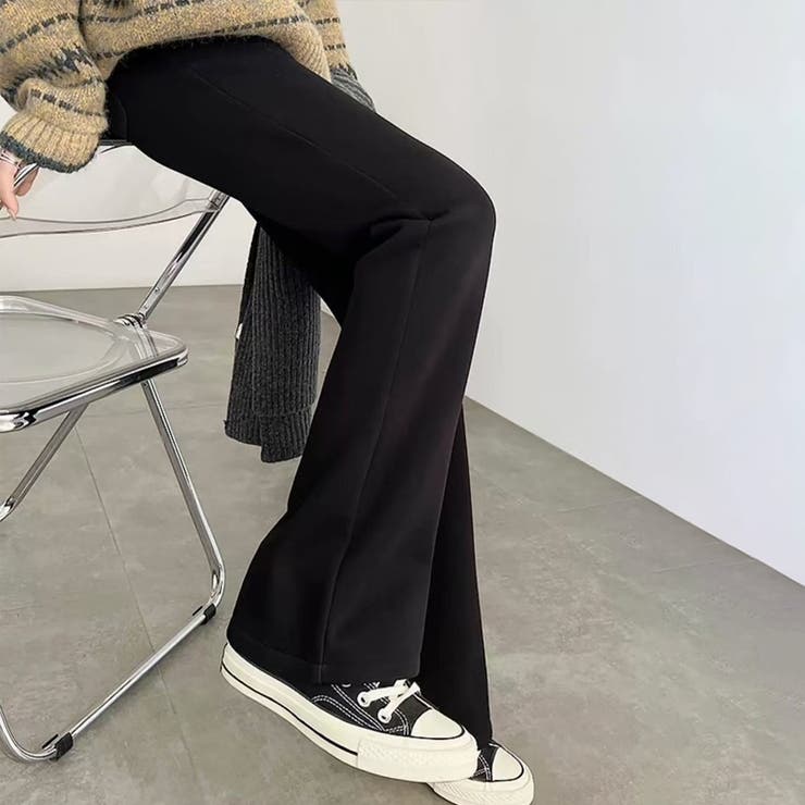 「楽革命」疲れない美フレア フレアパンツ スウェットパンツ | COCOMOMO | 詳細画像21 