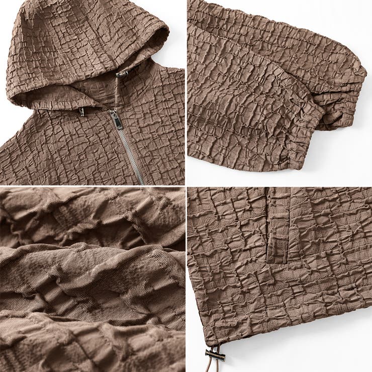 ふくれジャガード ブルゾン ライトアウター | COCOMOMO | 詳細画像22 