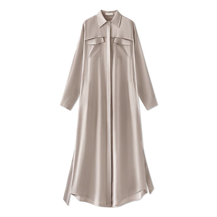 シャツワンピース きれいめワンピース オフィスカジュアル | COCOMOMO | 詳細画像24 