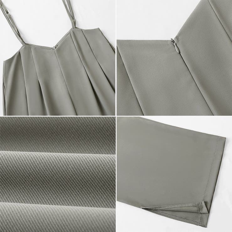 サロペットパンツ サイドスリット ワイドパンツ | COCOMOMO | 詳細画像22 