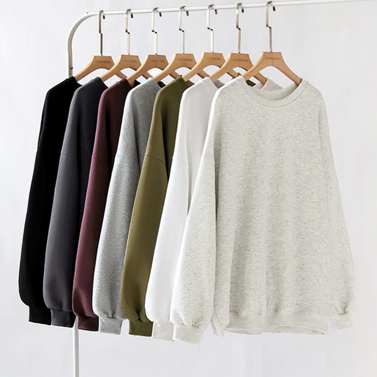 ゆるっとオーバーサイズ スウェット ボリューム袖トレーナー | COCOMOMO | 詳細画像33 