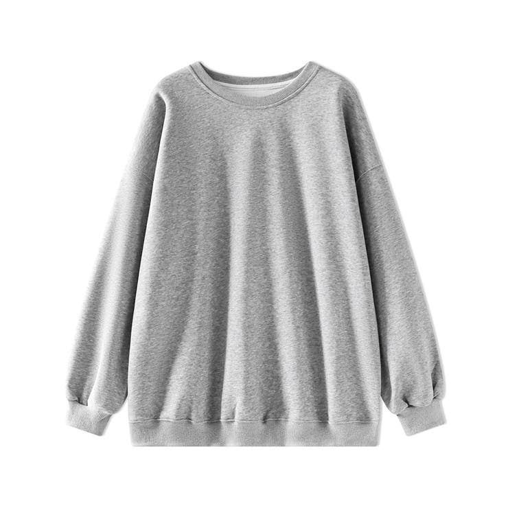 ゆるっとオーバーサイズ スウェット ボリューム袖トレーナー | COCOMOMO | 詳細画像37 