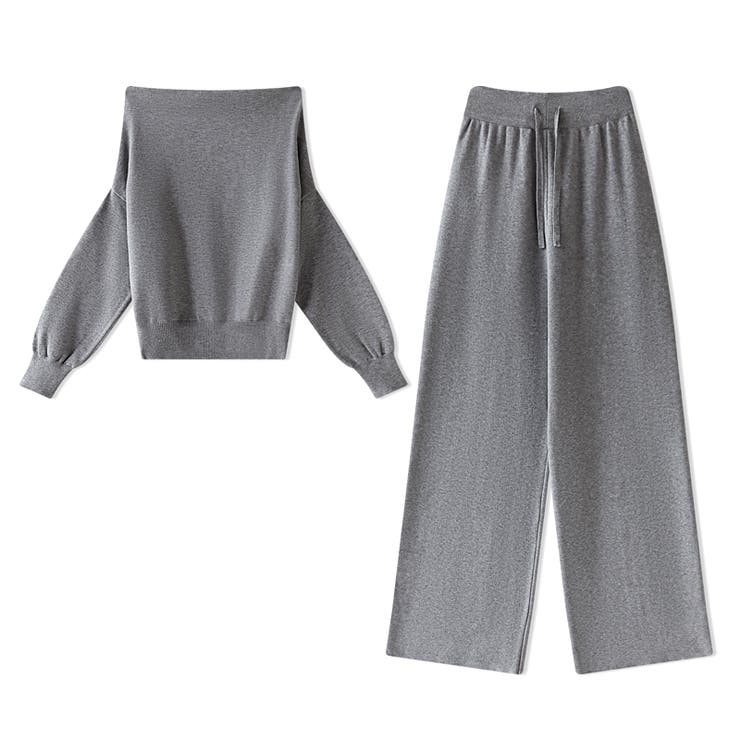 オフショルダー セットアップ ニット | COCOMOMO | 詳細画像27 