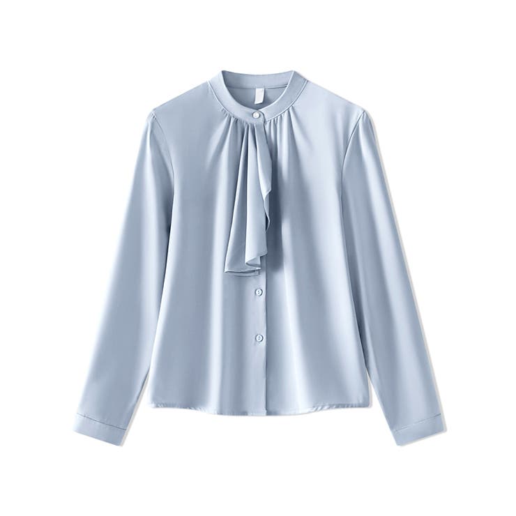 ボウタイブラウス スカーフタイブラウス オフィスカジュアル | COCOMOMO | 詳細画像27 