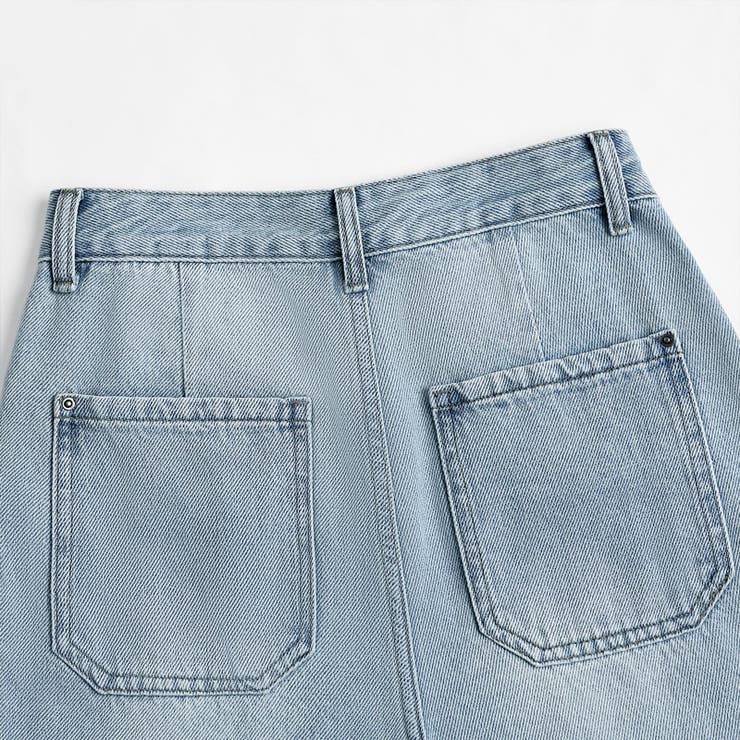 ストレートデニムパンツ デニムパンツ ワイドパンツ | COCOMOMO | 詳細画像24 