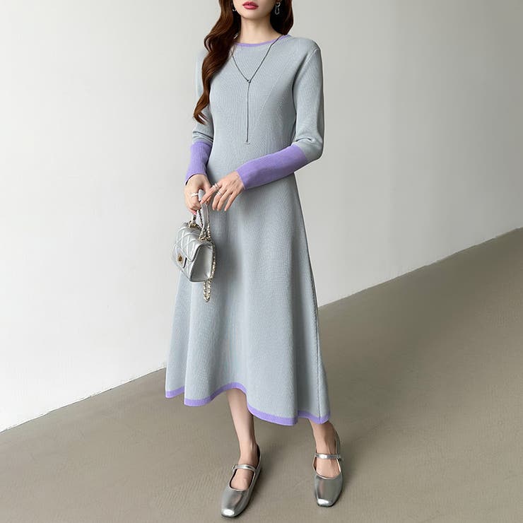 選べる2タイプAラインワンピース ワンピース スポンジニット | COCOMOMO | 詳細画像11