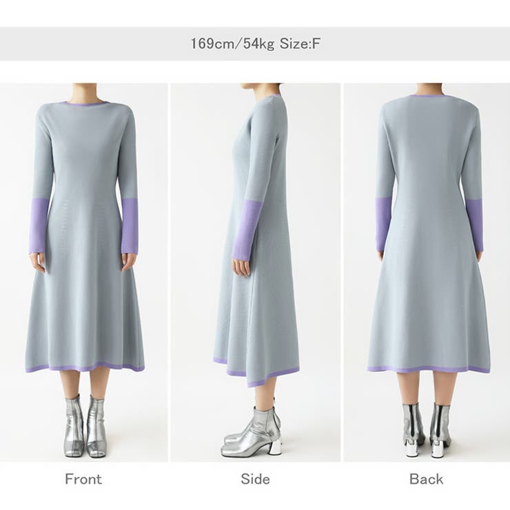 選べる2タイプAラインワンピース ワンピース スポンジニット | COCOMOMO | 詳細画像44