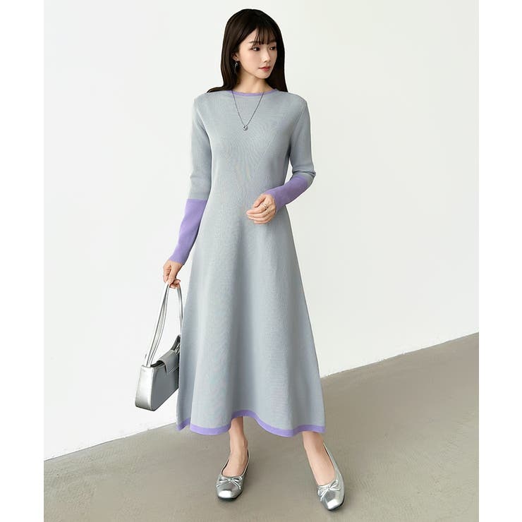 選べる2タイプAラインワンピース ワンピース スポンジニット | COCOMOMO | 詳細画像62 