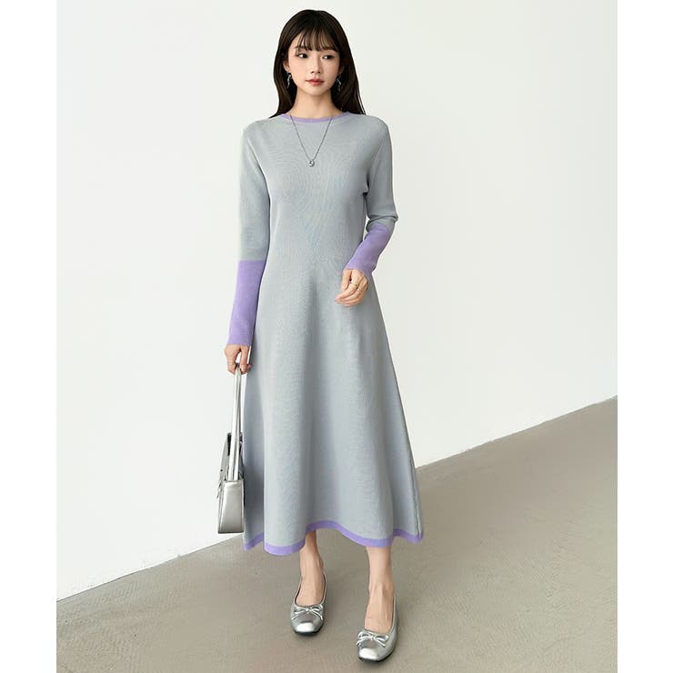 選べる2タイプAラインワンピース ワンピース スポンジニット | COCOMOMO | 詳細画像68 