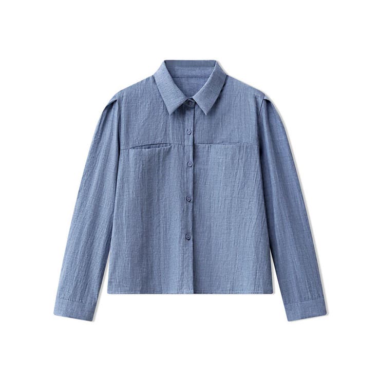 ショートシャツ 長袖シャツ 韓国ファッション | COCOMOMO | 詳細画像20 