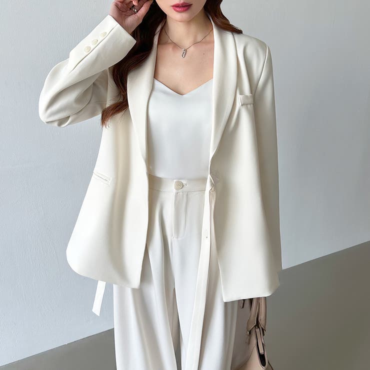 セットアップ パンツスーツ オフィスカジュアル | COCOMOMO | 詳細画像19 