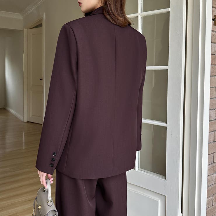 セットアップ パンツスーツ オフィスカジュアル | COCOMOMO | 詳細画像27 