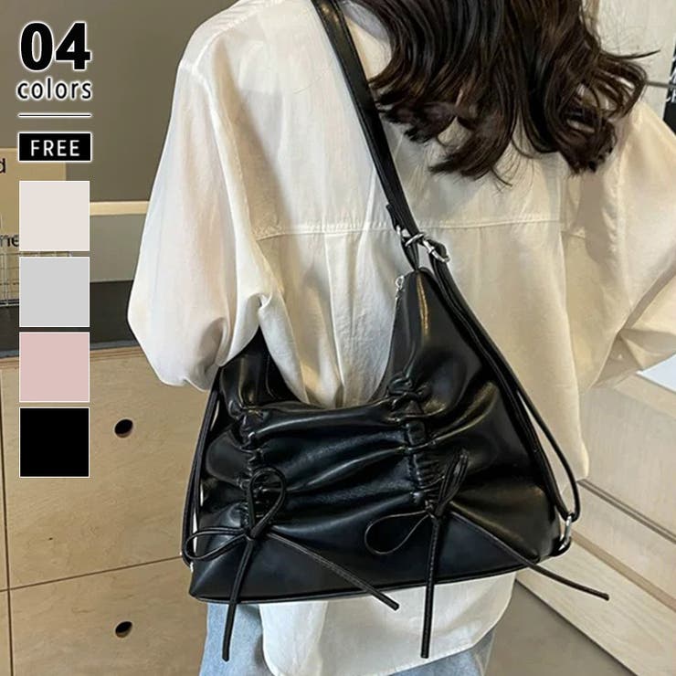 ブラック | リュックにもなる2wayバッグ ショルダーバッグ リュック | COCOMOMO