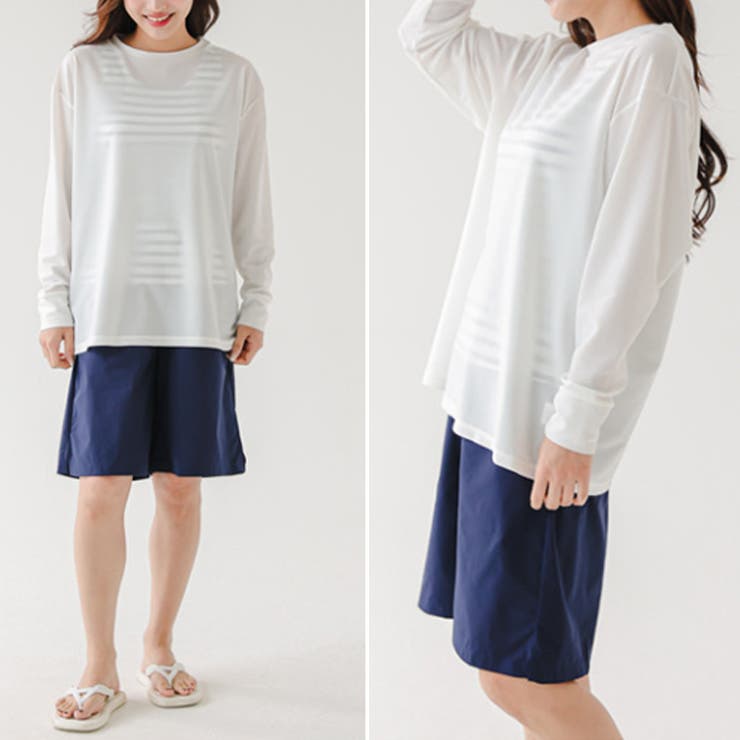 水着4点セット ラッシュガード 体型カバー水着 | COCOMOMO | 詳細画像8 