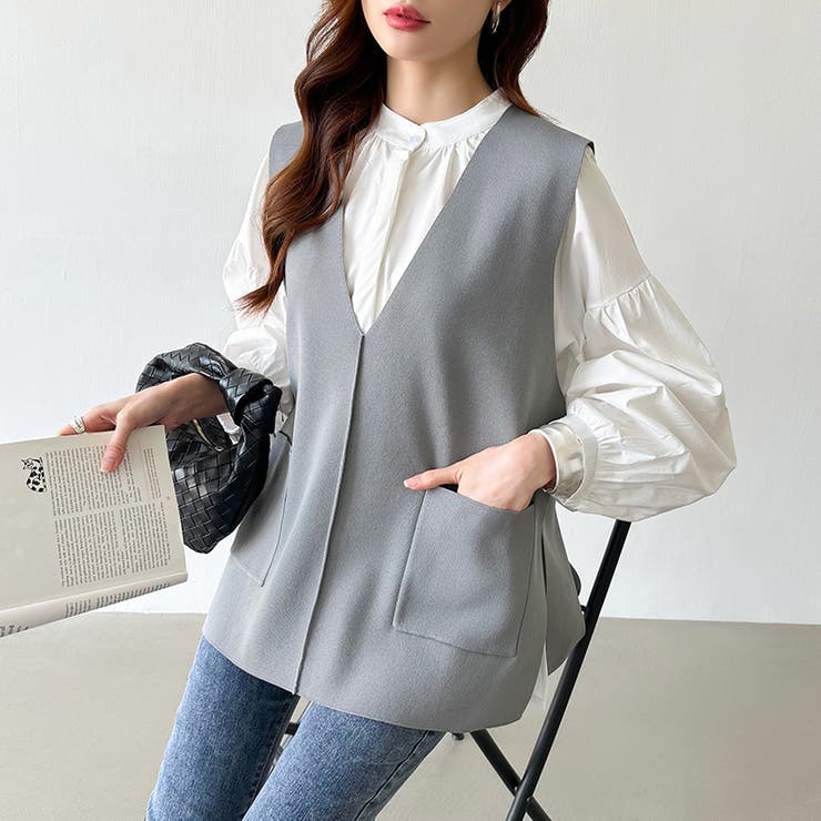 バルーンスリーブブラウス シャツブラウス ボリューム袖 | COCOMOMO | 詳細画像22 