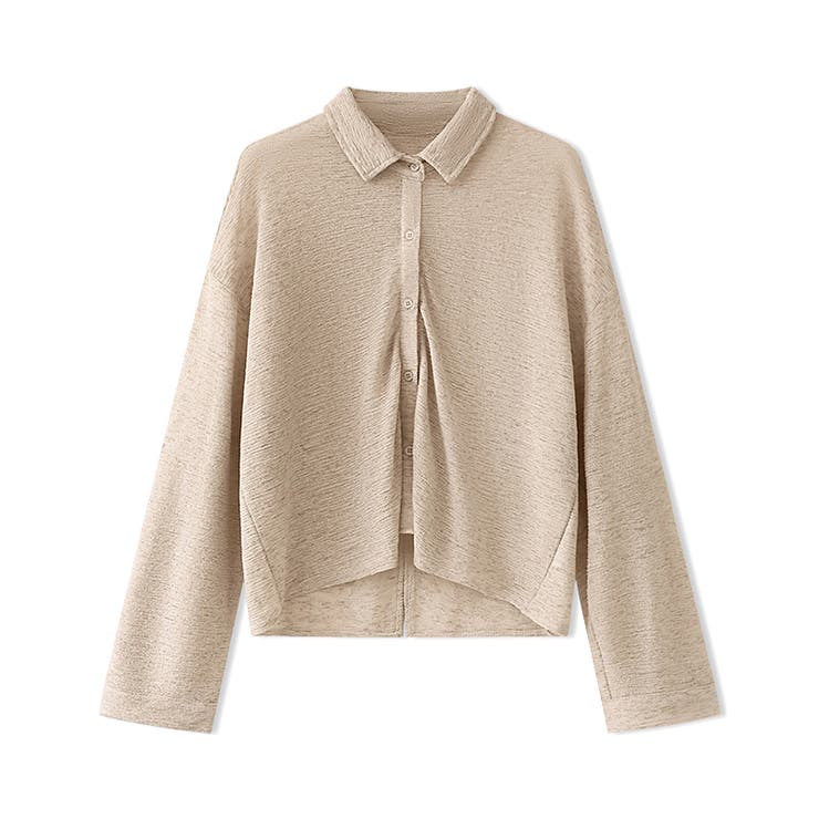 シアーシャツ バックスリット シアーカーディガン | COCOMOMO | 詳細画像27 