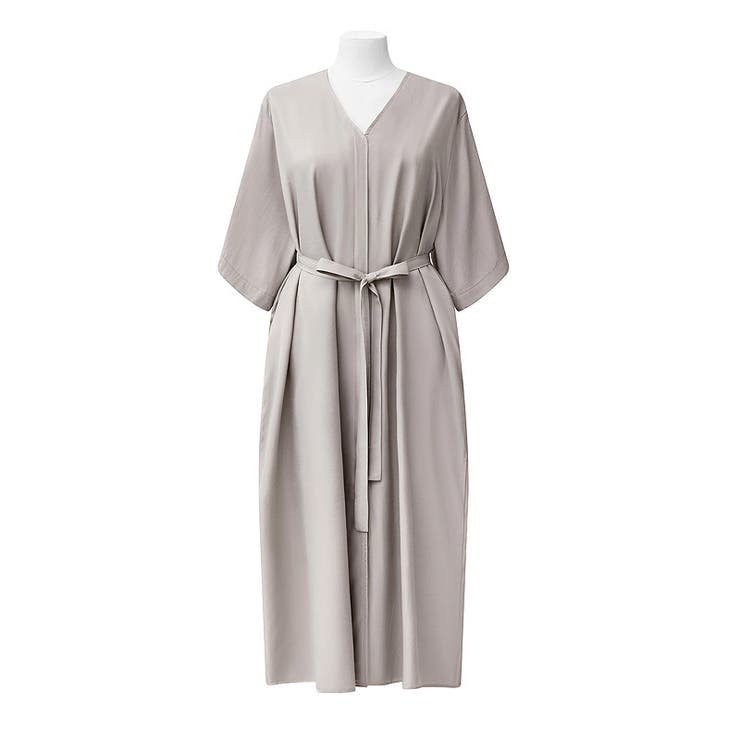 ジップアップワンピース シャツワンピース vネックワンピース | COCOMOMO | 詳細画像35 