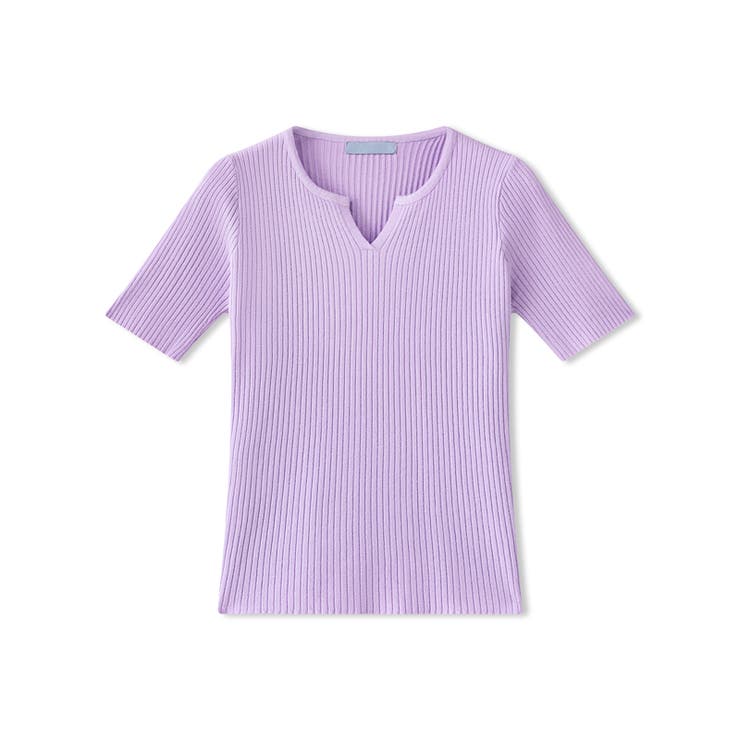 キーネックニット リブニット サマーニット | COCOMOMO | 詳細画像34 