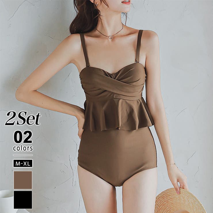 フリル水着 タンキニ セパレート水着 | COCOMOMO | 詳細画像1 