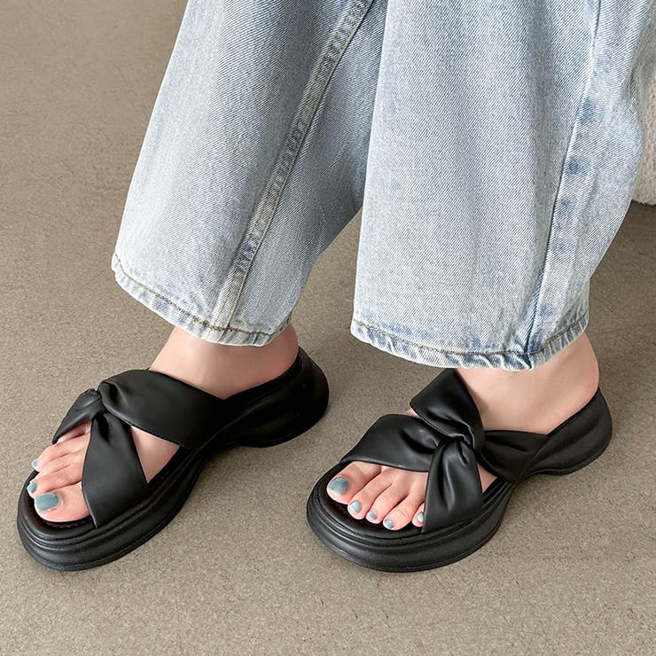 クロスベルトサンダル 厚底サンダル サンダル | COCOMOMO | 詳細画像6 