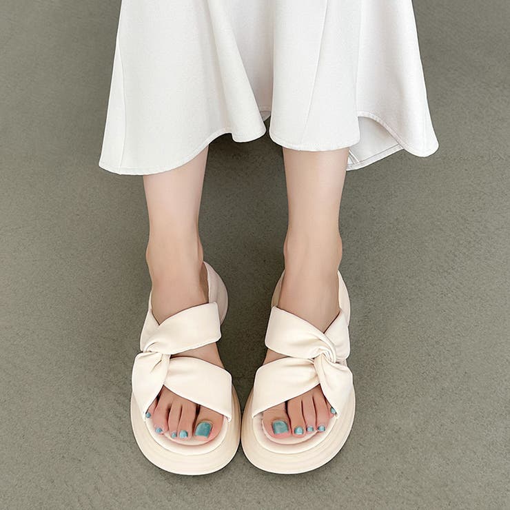 クロスベルトサンダル 厚底サンダル サンダル | COCOMOMO | 詳細画像12 