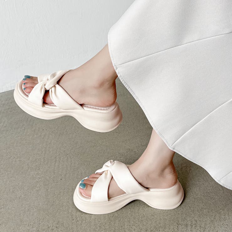 クロスベルトサンダル 厚底サンダル サンダル | COCOMOMO | 詳細画像13 